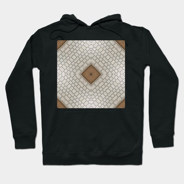 Keyboard Geometric Pattern Hoodie by LizzyizzyDesign